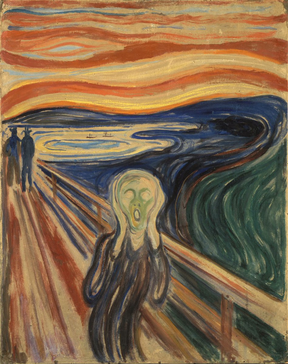 ArtForE_Chia's tweet photo. 🖼️The Scream, by Edvard Munch🖼️

One of the most expensive painting: A pastel version was sold in 2012 for 120 millions USD!!
It became a symbol of anxiety, and inspired a famous mask in an horror movie

5 versions of The Scream are sent to farmers, and owners of @chia_friends https://t.co/08IlPjrX7X
