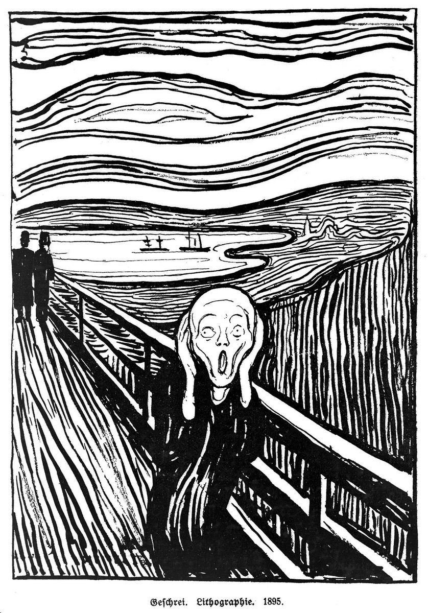 ArtForE_Chia's tweet photo. 🖼️The Scream, by Edvard Munch🖼️

One of the most expensive painting: A pastel version was sold in 2012 for 120 millions USD!!
It became a symbol of anxiety, and inspired a famous mask in an horror movie

5 versions of The Scream are sent to farmers, and owners of @chia_friends https://t.co/08IlPjrX7X