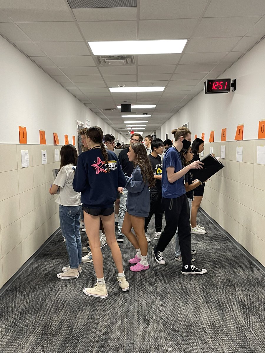 Loved getting our WHAP students out in the hall working on looping multiple choice skills. Low stakes practice but with a twist. No grades required!
