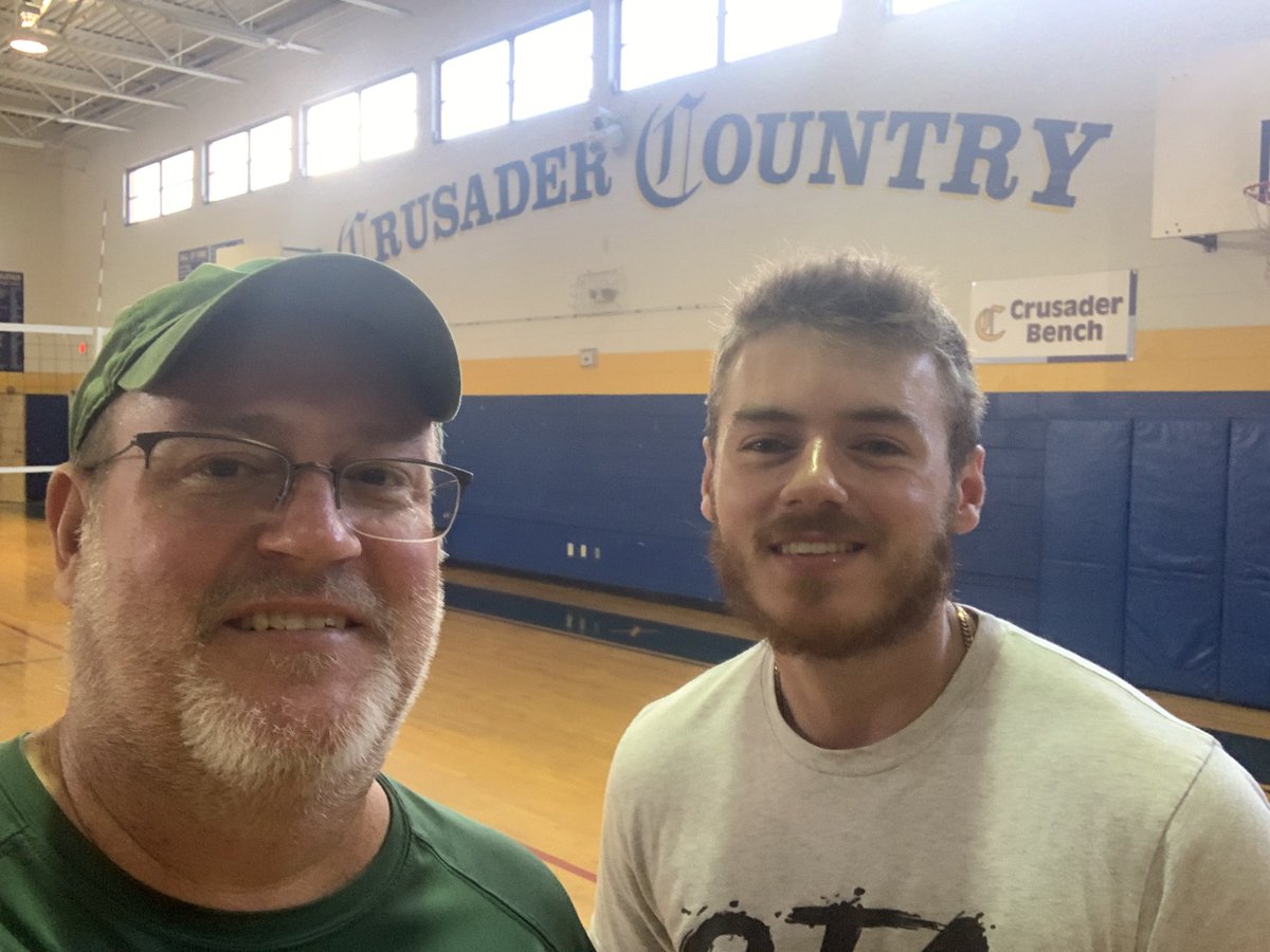 Hours in a gym, from Recs, St Rs, SPC to Canterbury, maybe the last workout w/my son before an official season. So many rebounds/passes (I’m the best feed on a shot!). I don’t think I ever won around the world again from age 14+. Good luck in Senior Year son at @Bethany_Bison