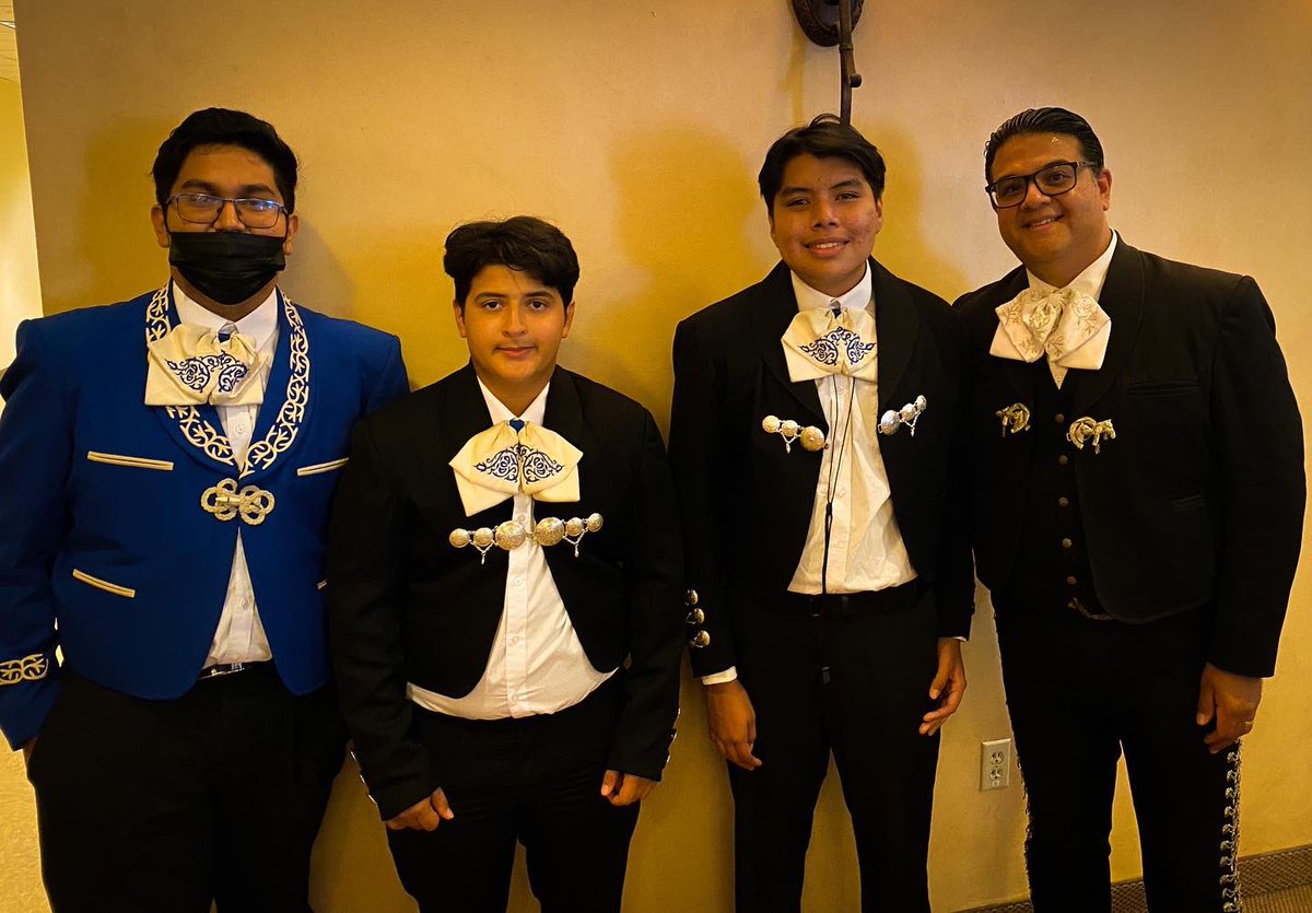 Salesian_Music's tweet photo. Salesian Mariachi with Archbishop Gomez today! #salesian #boyleheights #mariachied #mariachi https://t.co/TWEad7hpjS
