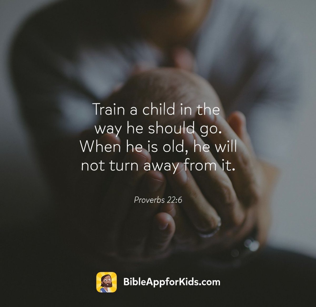 BibleAppForKids's tweet photo. Train a child in the way he should go. https://t.co/ro4p0tj1QQ