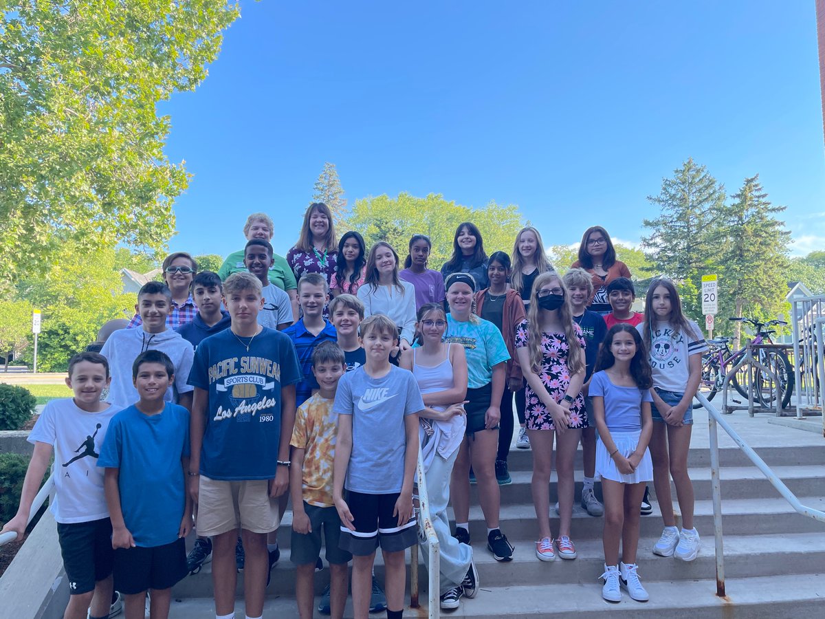 First day of school and homeroom 7-11 is off to a great start! <a href="/AHSD25Thomas/">Thomas Middle School</a> <a href="/FergusDrama/">Nora Fergus</a>