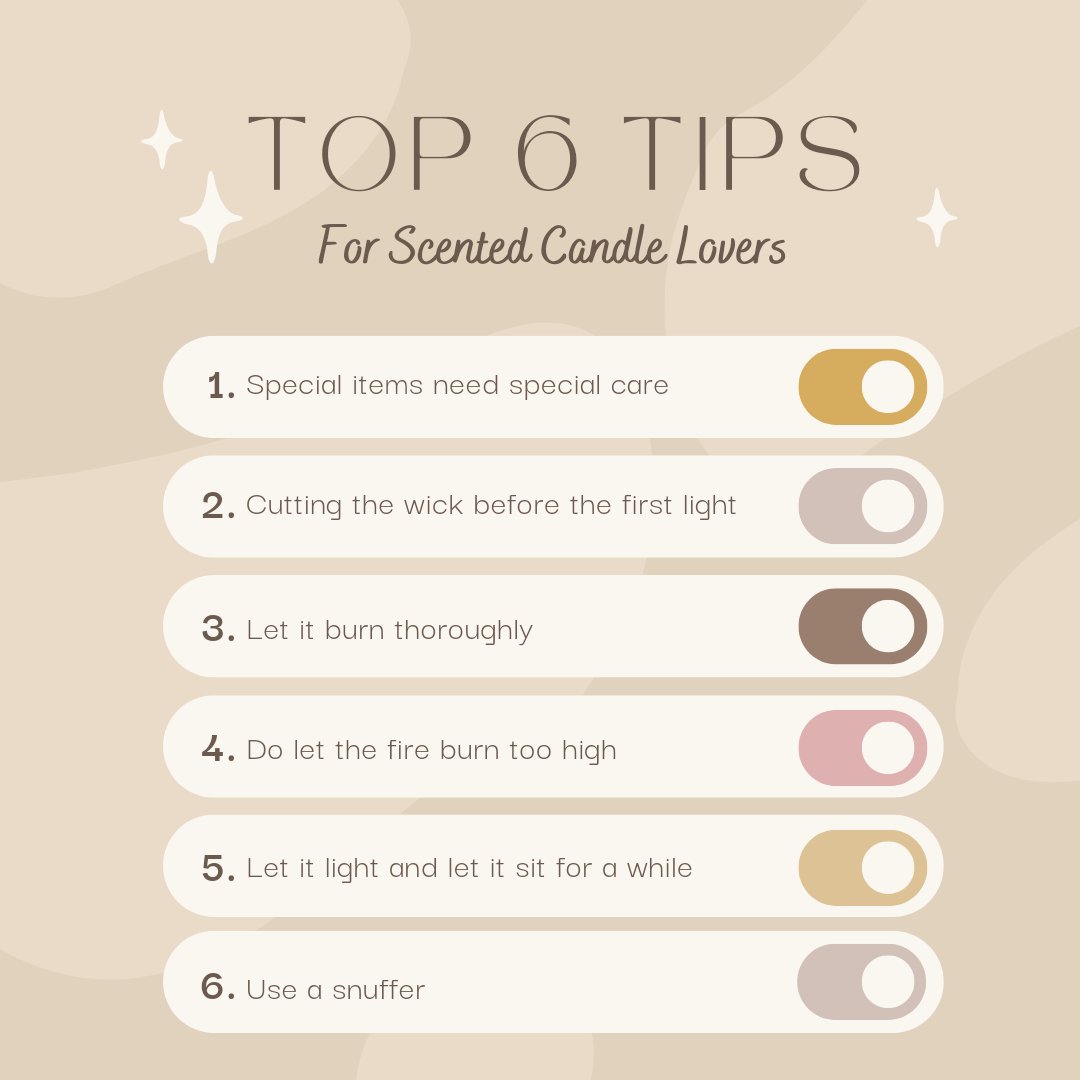 jojephilippines's tweet image. We make candles, and you are a candle enthusiast. And that’s why we want you to enjoy your candles as long as possible. Here are some tips on how to take care of your fragrant candle.
 
#TipsandTricksThursday