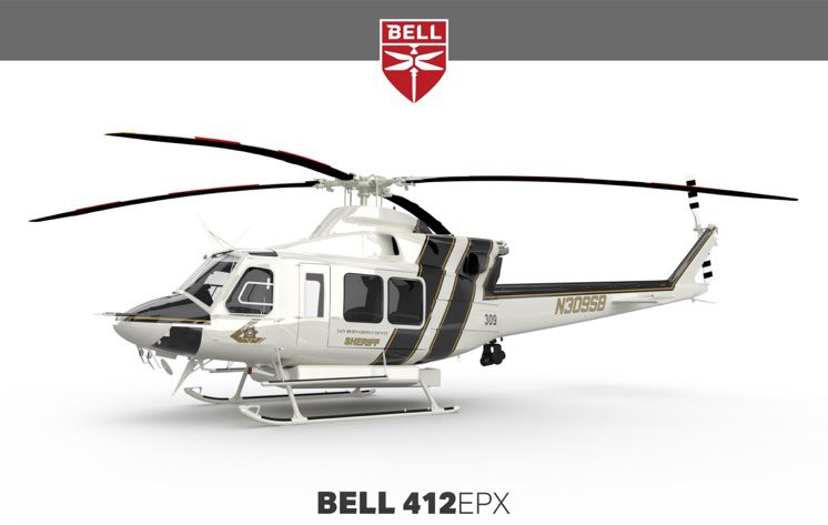Coming soon…

San Bernardino County Sheriff will be receiving a Subaru Bell 412EPX Helicopter. The new aircraft will be used for law enforcement, emergency medical services &amp; fire suppression with delivery taking place early to mid of next year!