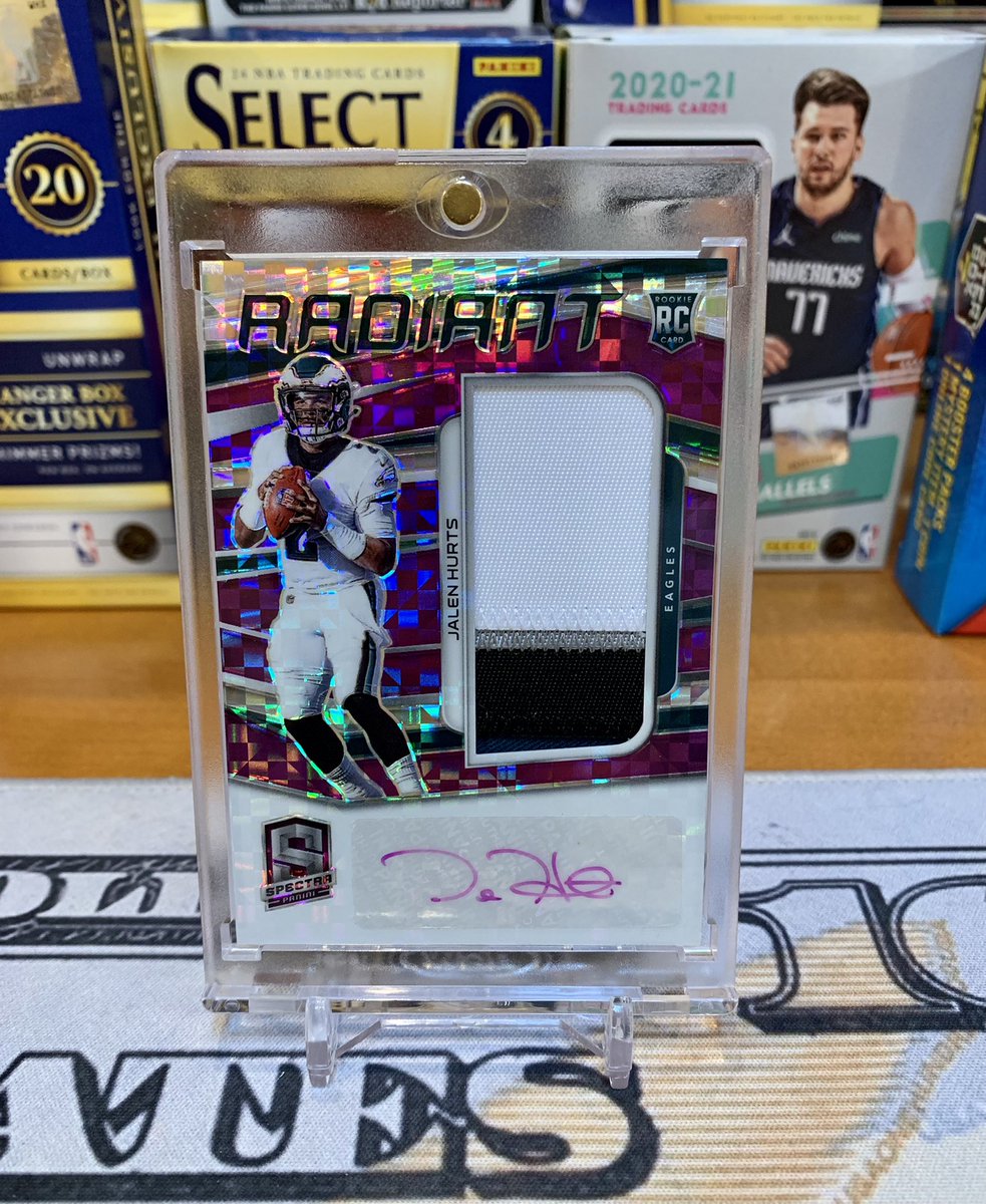 Packrips8's tweet photo. @LAcarddude Still available! Did $340 on bids yesterday! Take for $315 shipped! Spectra RPA /30! https://t.co/b9vDebgBvT