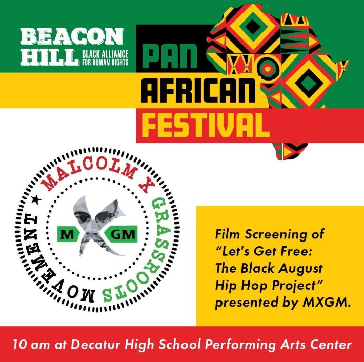 MXGMCAMPUS's tweet photo. 📽 THIS WEEKEND join @mxgmatlanta for a #BlackAugustResistance film screening of "Let's Get Free: The Black August Hip Hop Project" August 20th 10am at Decatur High School Performing Arts

Check page and stay tune for more activities! 

#FreeEmAll
#Atlanta 
#Film
#HipHop https://t.co/JAnxAOfZzx
