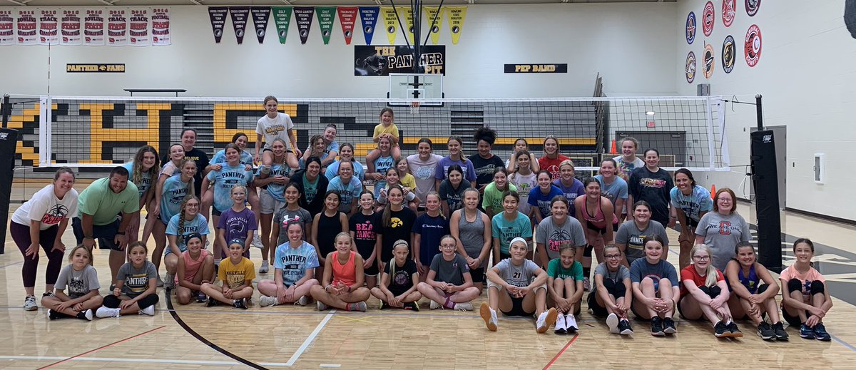 What a great two days of youth volleyball camp!!! 🙌🏼🏐🖤💛🏐🙌🏼 love, love, love having future Panthers in the gym!!!!

#panthervolleyball