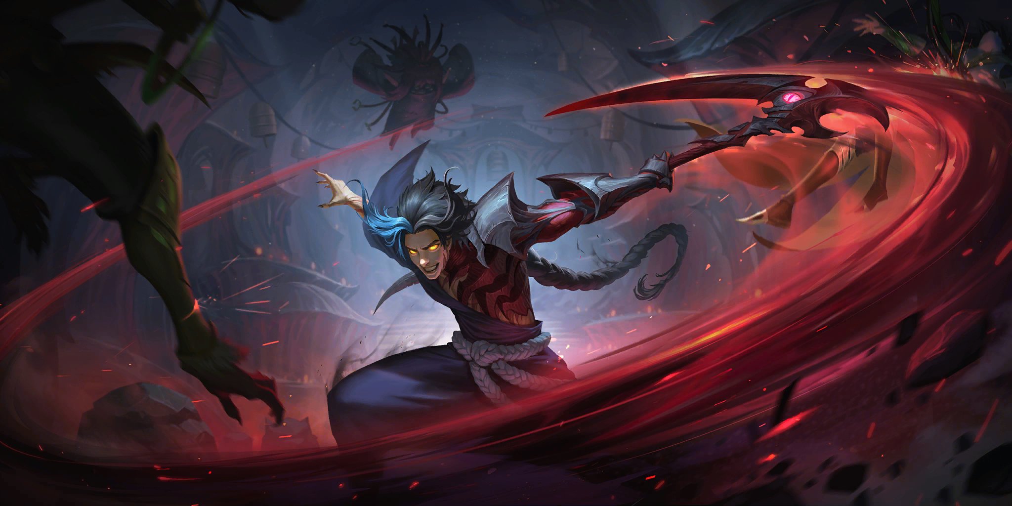Big Bad Bear on Twitter: "Legends of Runeterra Kayn - Full Art Thread