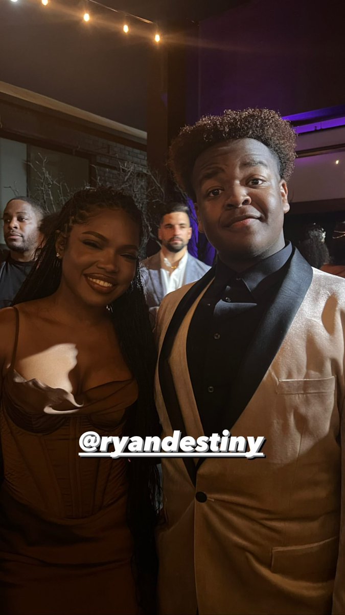 rydersxsource's tweet photo. •—/ 📸 • @RyanDestiny &amp; @KeithLWilliams at Marsai Martin’s birthday celebration last Saturday 🤎 • https://t.co/veWuPitMY1