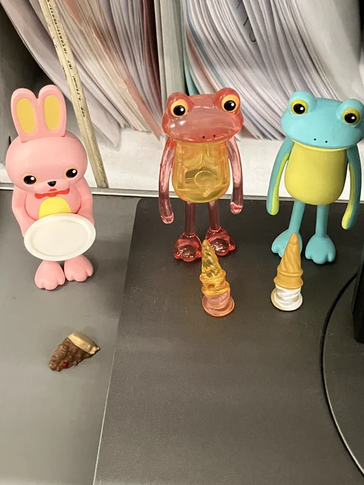 すべてがおしまいになったウサギ(シークレットのチョコケーキ落としたver)が増えました 