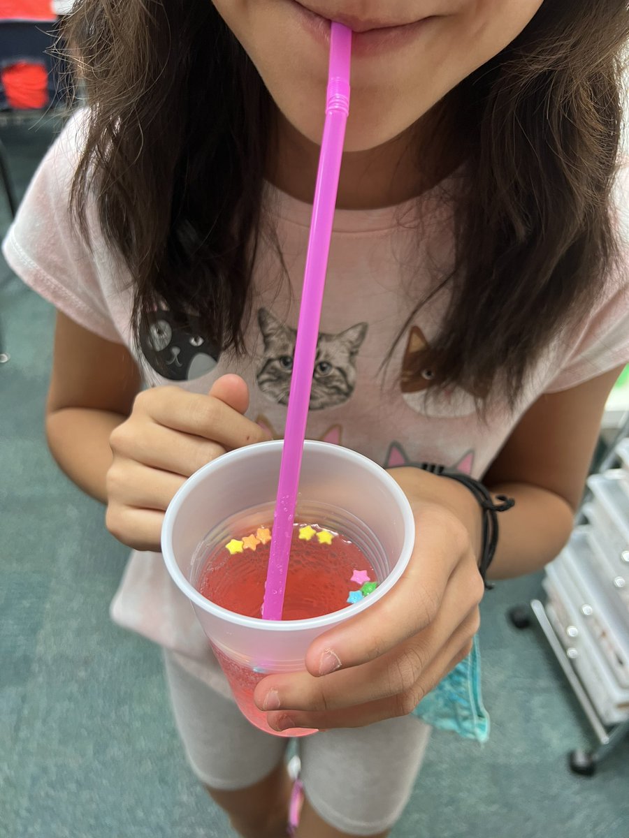Ms_Gutierrez__'s tweet photo. We read First Day Jitters and drank “jitter juice” to get rid of nerves this morning! @dannebergjulie https://t.co/6YE3aGFP74