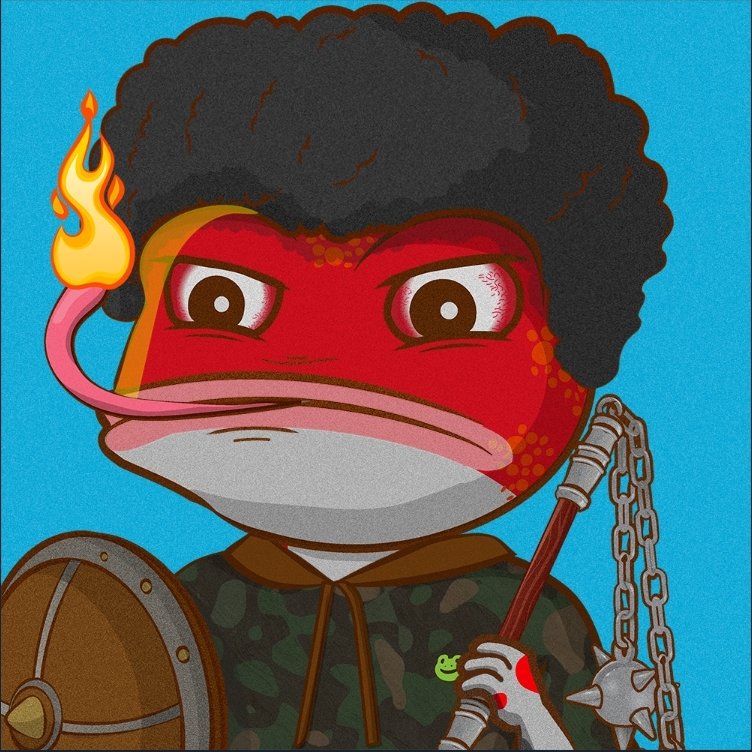 platy1k's tweet photo. Still love my @ThePlagueNFT 
#frogfollowfrog 
Give me a follow and I'll follow back. https://t.co/5cCA4I3YUN