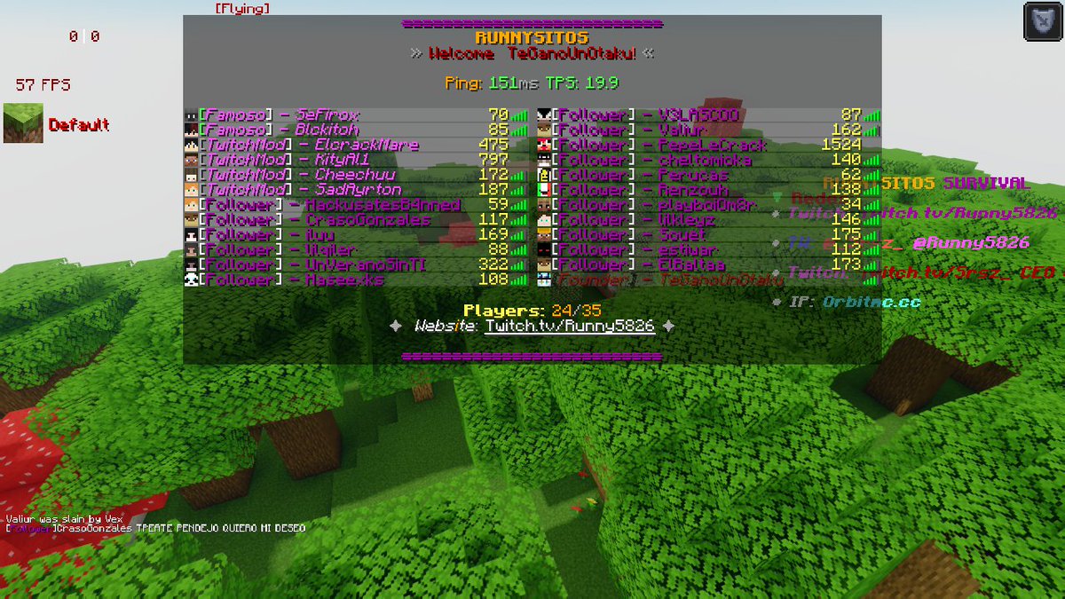 DeusRunny's tweet photo. RECUERDEN QUE RUNNYSITOS SERVER

"ESTA ABIERTO PARA CUALQUIERA QUE QUIERE JUGAR"

Gracias a @OrbitNetworkCC 

MANDEN MD SI QUIEREN ENTRAR

LIKE Y RT ❤️♻️ https://t.co/N1IxnZGNiR