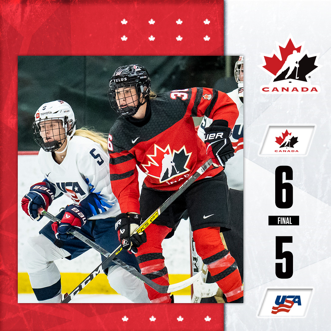 Hockey Canada Game Over Abby Lunney S Goal In The Shootout Was The Difference Maker As S National Women S U18 Team Earned A 6 5 Victory Over In Game 1