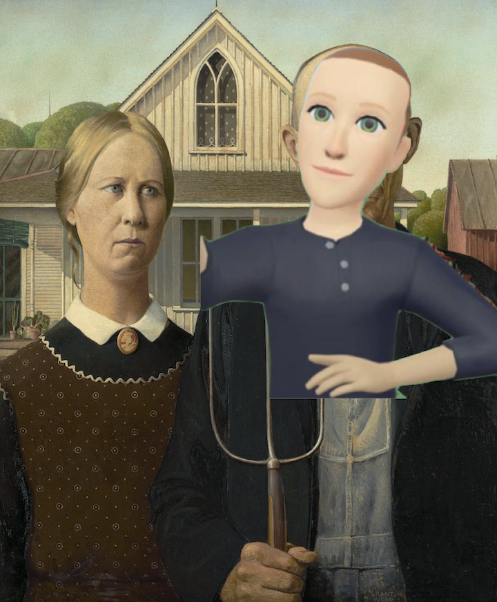 XRandrew's tweet photo. 1/ A thread of Mark's Horizon World Avatar added to famous paintings.... https://t.co/YYLpqZlUcK