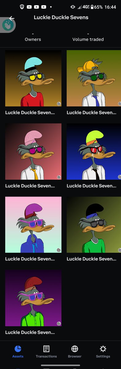 <a href="/ldsevens_eth/">Luckie Duckie Sevens 🎰 | SOLD OUT</a> @NFTNuke <a href="/Shibtoken/">Shib</a> <a href="/luffyinutoken/">Luffy Token Official</a> <a href="/WatcherGuru/">Watcher.Guru</a> <a href="/EB7/">Erick 🦦🫟</a> <a href="/CoinHubCC/">CoinHub</a> #luckieduckie #nftduckhunt #luckieduckie #duckhunt  okay I'm saying it I'm liking it I know you said no road map or anything like that but some type of mutation or expansion of this would be nice