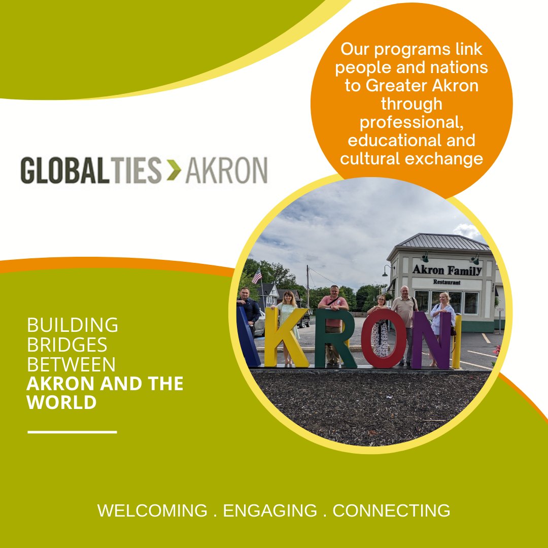 globaltiesakron's tweet photo. Today is National Nonprofit Day so we wanted to share with you some of our programs and initiatives to build bridges between Akron & the world!
#InternationalExchange #ExchangeAlumni #ExchangeMatters #GlobalTies2022 #globaltiesakron #GlobalTiesUS #owprogram #IVLP #nonprofitday https://t.co/HAh8PqbkS3