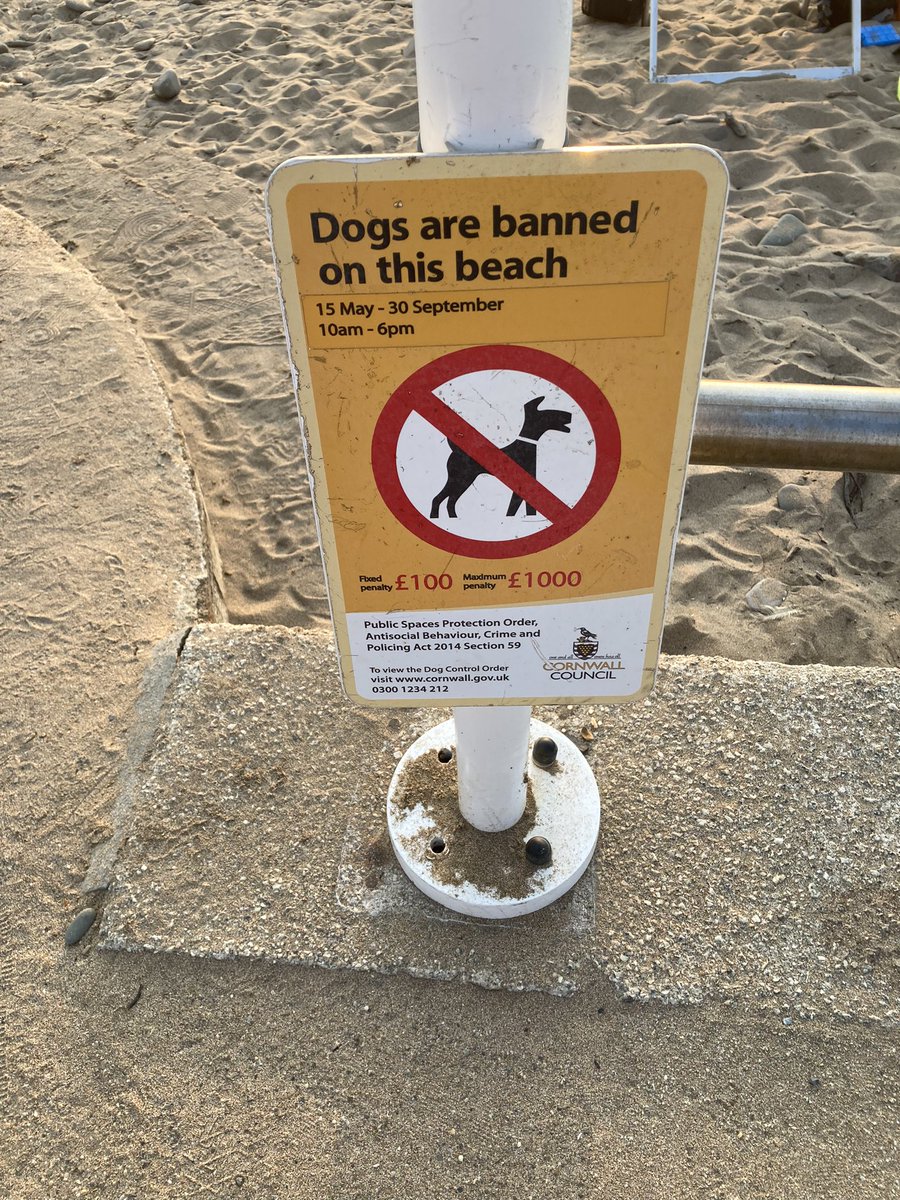 mrsclemster's tweet photo. @NTCouncilTeam  just back from a family trip to Cornwall and noticed that Cornish beaches operate a scheme which allows dogs onto the beaches over the key summer months before 10am and after 6pm.  Is it not possible for our no dog beaches to operate a similar policy?? https://t.co/qaFgufH4sp