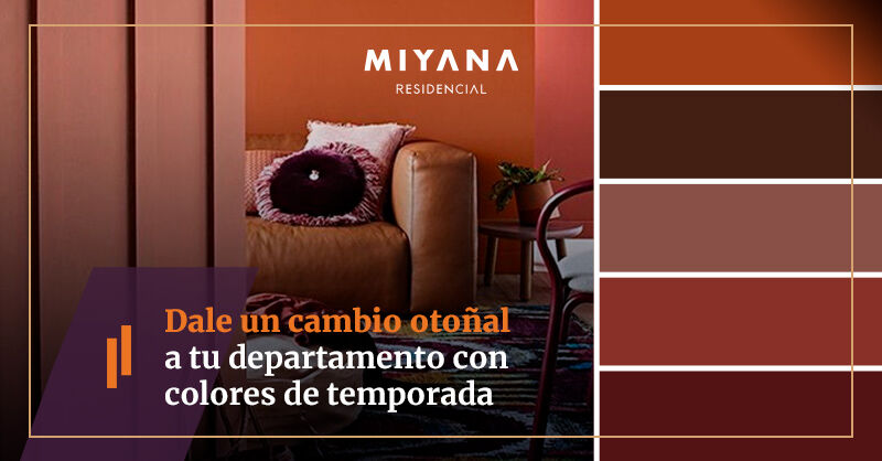 ¿Ya pensaste en cómo vas a adornar tu departamento en este otoño? Considera los colores de temporada: beige, arena, terracota, azules y verdes.
