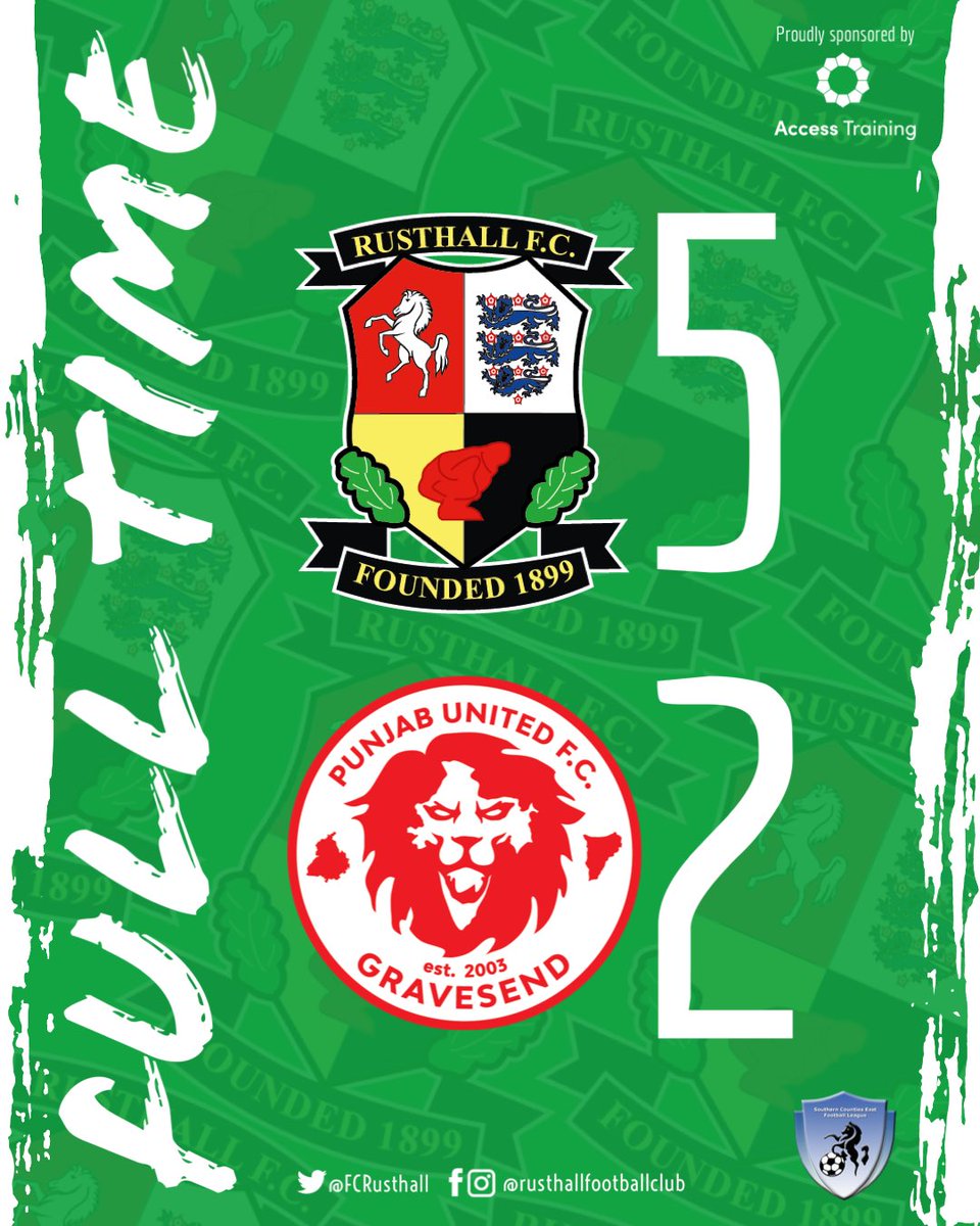 Top of the🌲after 3️⃣ successive league wins! Keep going, lads! 💪

#RusthallFC 🟢⚪️