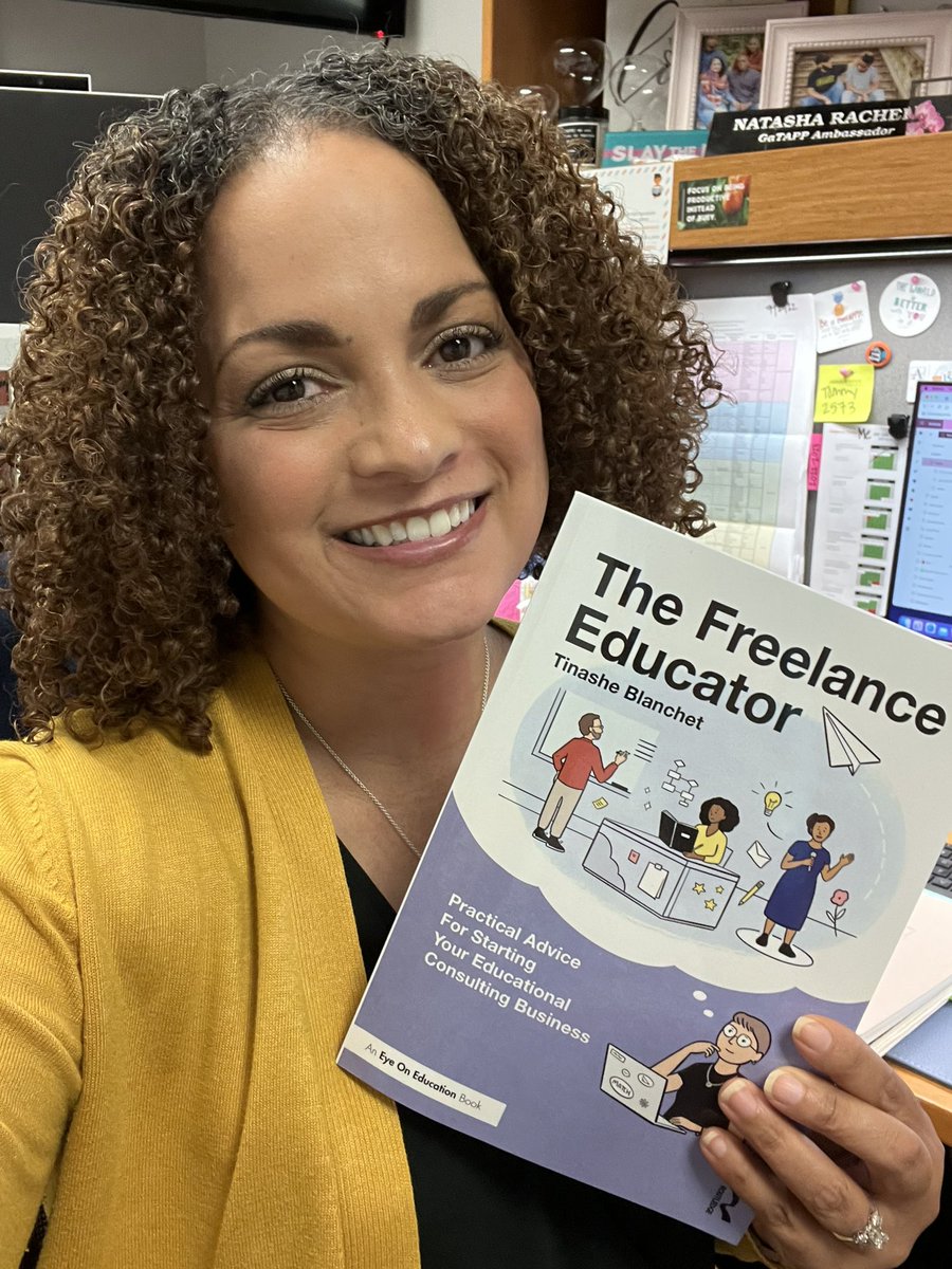 Dr. Natasha Rachell (@apsitnatasha) on Twitter photo Soooo proud of my dear friend <a href="/msblanchetnet/">Tinashe Blanchet</a> on the release of this gem, The Freelance Educator! If you have been curious about starting your own side gig or any kind of freelance work, THIS is the book to read! Congratulations BBB!!! Soooo proud of my dear friend <a href="/msblanchetnet/">Tinashe Blanchet</a> on the release of this gem, The Freelance Educator! If you have been curious about starting your own side gig or any kind of freelance work, THIS is the book to read! Congratulations BBB!!!