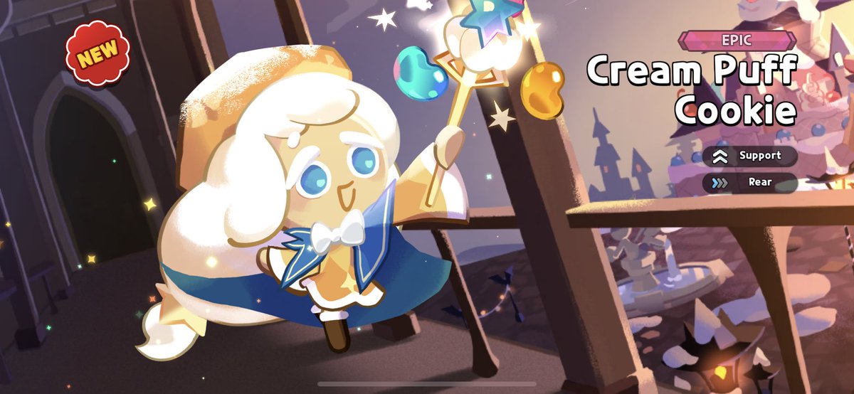 Hey guys I got cream puff! . . . . . . #CRK #cookierunkingdom #CookierunKingdom