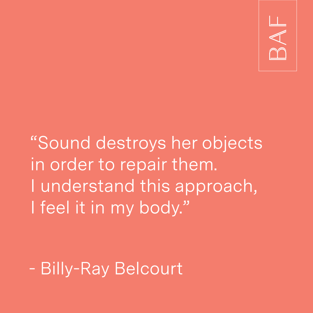 BurrardArts's tweet photo. We're so excited to unveil our three new shows at BAF tomorrow, Thursday, August 18. You can now read Billy-Ray Belcourt's exhibition text for #MichelleSound's "Aunties Holding It Together" on our website https://t.co/kSf8tiKUdb https://t.co/IKsJlgVudg