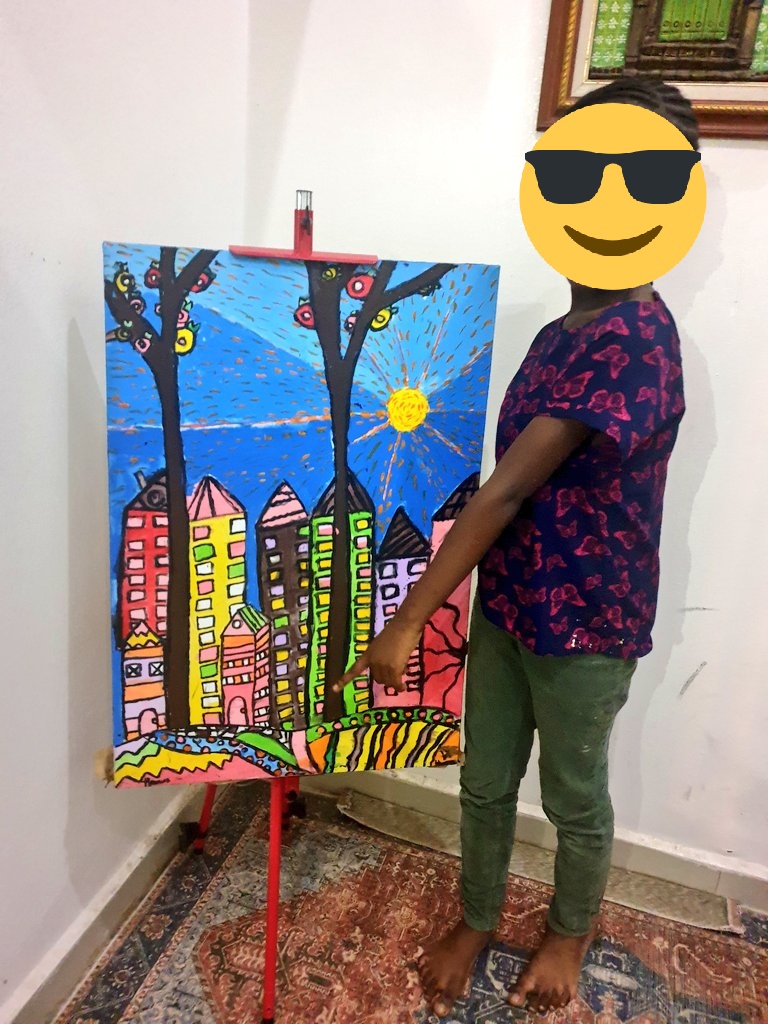 alouibrahim92's tweet photo. Hawwa's latest painting. Masha Allah. #ProudDada At this rate, i could retire soon. 😊 https://t.co/38uKqCDpmt