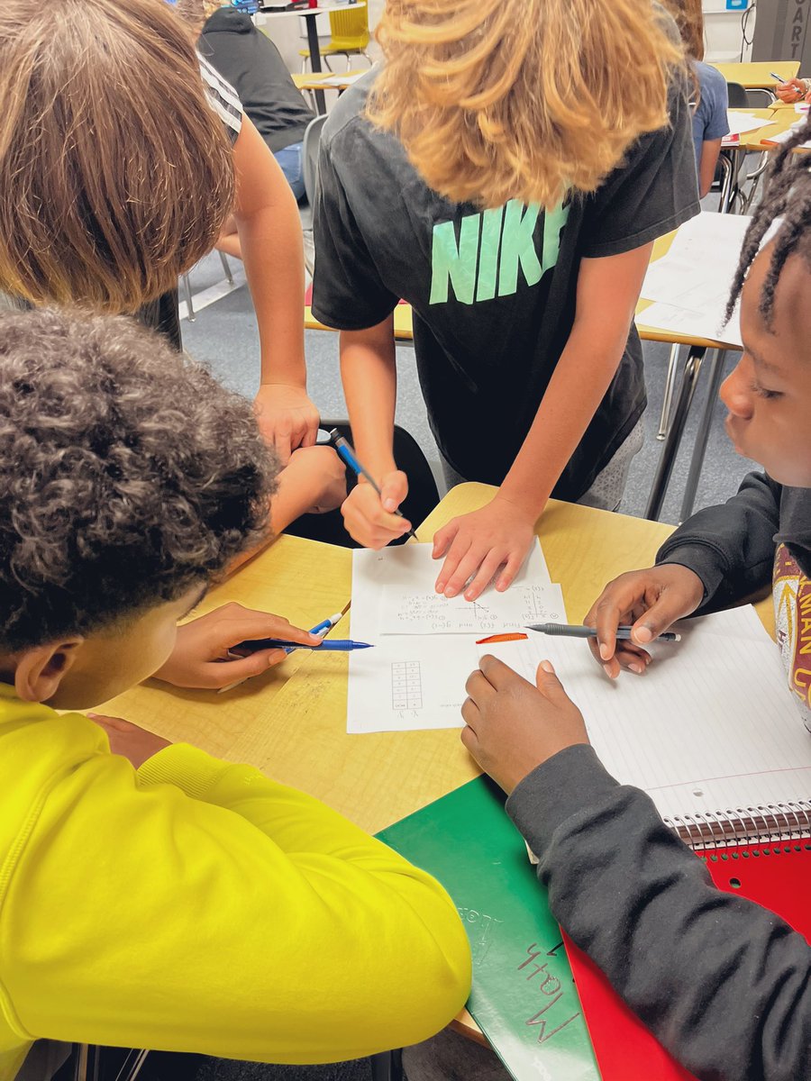 ReneeGoodson7's tweet photo. Our curriculum and standards changed, starting with functions is amazing! Today a S says, “So I use this function, plug in x’s, get y’s. I make a table or write as points and then I can graph those points. It’s quadratic b/c x^2, this is so easy!” #middleschoolalgerba #tcsmsmath https://t.co/M9hL9f0EtT