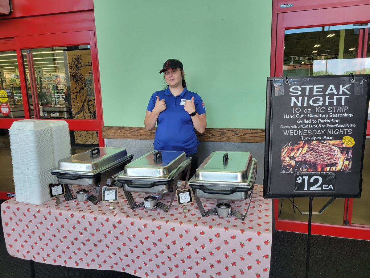 OttawaPriceChpr's tweet photo. Today at your Ottawa Cosentino's Price Chopper Deli, we are offering a 10oz KC Strip Steak with an 8oz Twice Baked Potato for $12! This is a great deal available 11am-8pm today. Have a great day! https://t.co/99sbz7dhnZ