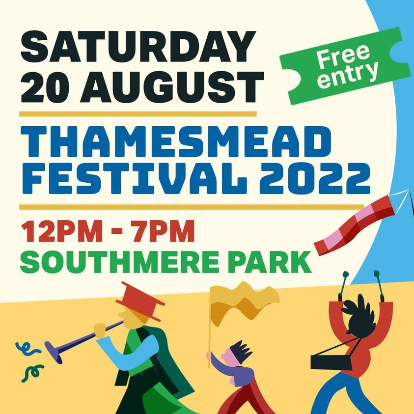 ARE YOU READY?!!
Free entry to the Thamesmead Festival to enjoy multiple shows and activities. We will be there, come to see us and have a chat! 
🌳😃🌳
thamesmeadnow.org.uk/whats-on/thame…

#parks #southmerepark #thamesmeadfestival2022 #community #communityfirst #lovewhereyoulive