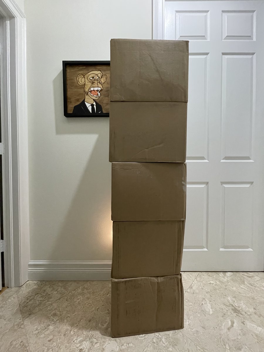 How much merch is too much merch <a href="/BoredApeYC/">Bored Ape Yacht Club 🍌</a>? 

Asking for me.😅