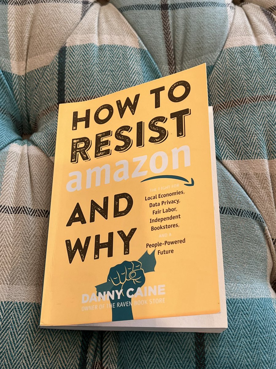 If you haven’t read @MisterCaine book on How to Resist Amazon, I highly suggest you do so. #amazon #shopsmall #resistamazon #theravenbookstore