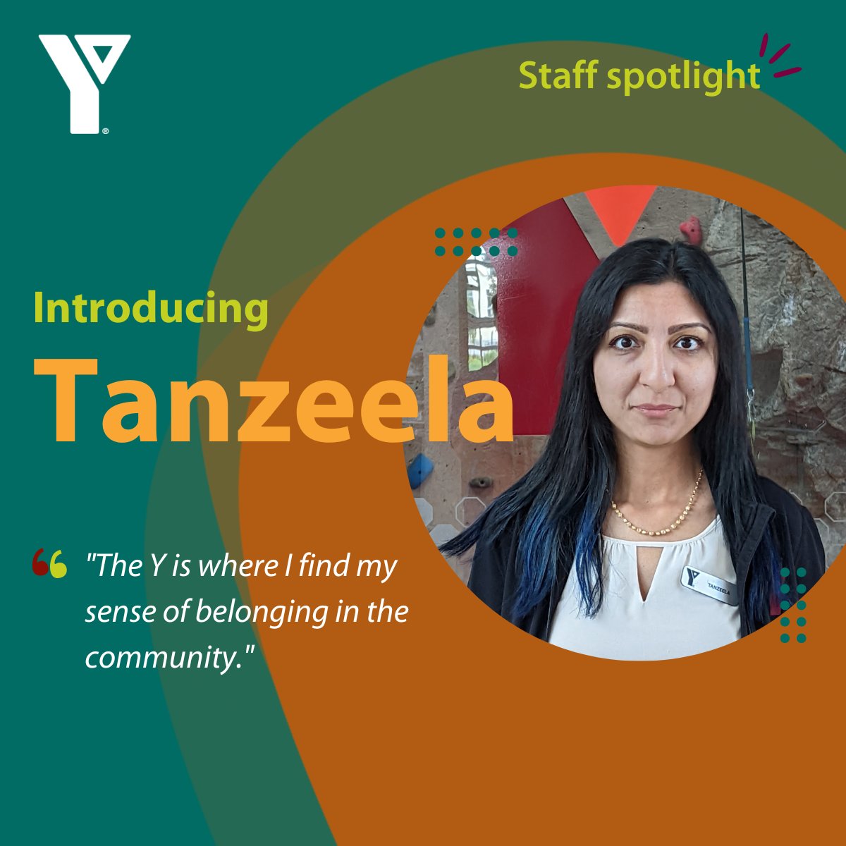 YMCA_Calgary's tweet photo. It's #YStory Wednesday!
Meet Tanzeela! Our Newcomers Manager, leading her team in making an impact in our communities.
Read her full story on our Facebook page. https://t.co/Vm5EXm3jlT
Let us know if you have a Y Story to share!
#YMCA #YYC #YMCACalgary #CommunityY https://t.co/r2jOCtYlja