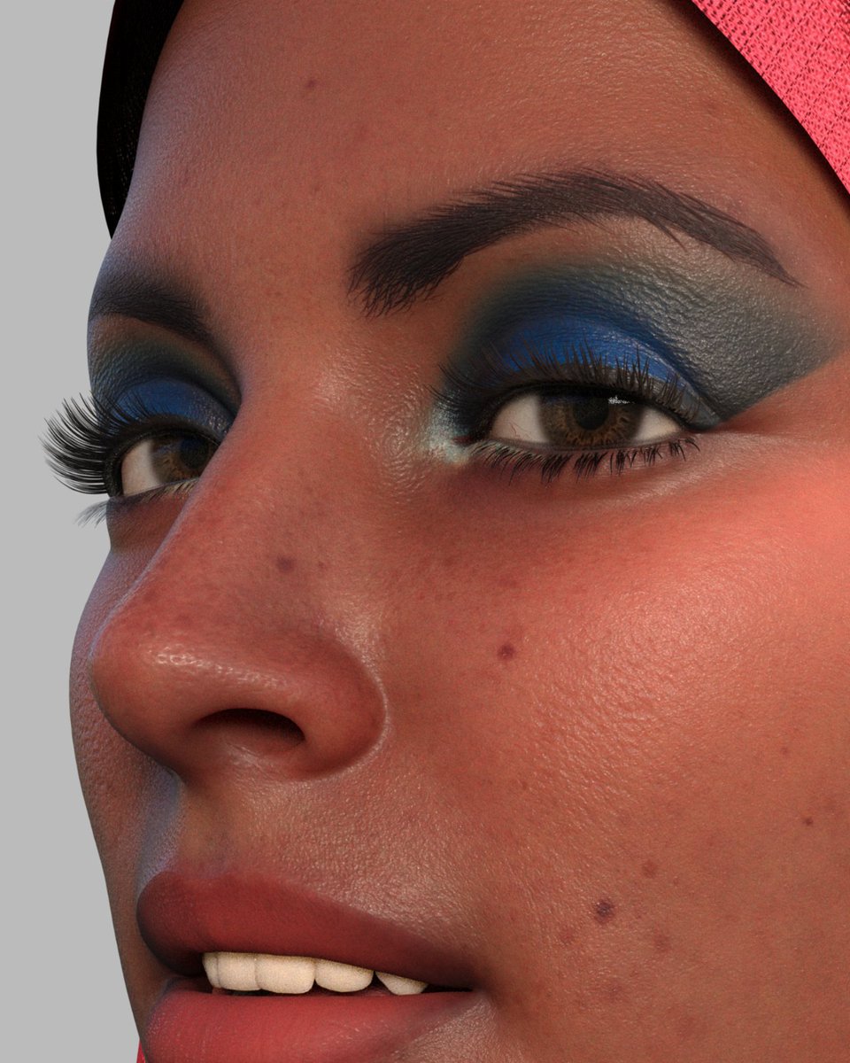 Clinique's tweet photo. Fact: Fierce eyes are more fun! Inspired by some of her favorite beauty and pop culture moments, @OfficialSheiks designed two dramatic eye looks for a #MetaverseLikeUs https://t.co/xBvtWtYMSK https://t.co/jgwcnTXZz4