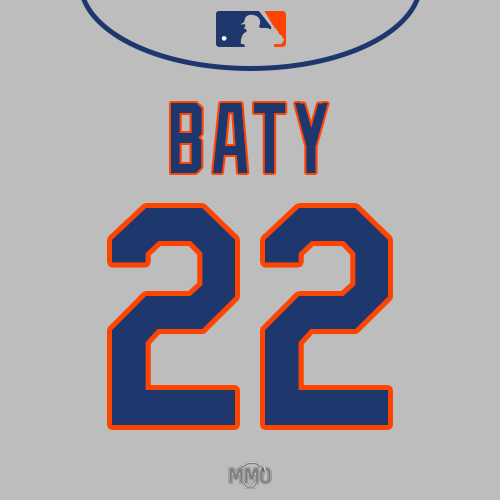 Metsmerized's tweet photo. Best of luck to @baty_brett in his MLB debut tonight!

The Mets #2 prospect will wear #22, play third base and bat 8th.

RT to wish the kid luck! #LGM https://t.co/3T492AwB8s