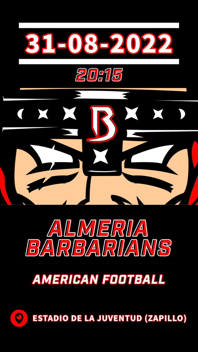 🚨La espera acabó, vuelve el fútbol americano.

🏈 Es tu momento, cambia tu vida únete al deporte en auge en España .

🏆 Forma parte de un club que compite en Liga Nacional.

🏟️ Almería Barbarians te espera en el estadio Emilio Campra  para que pruebes sin compromiso.
