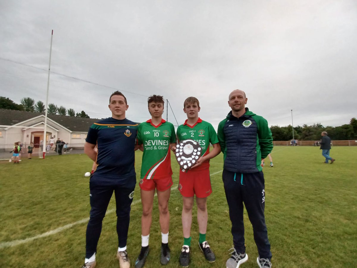 Clann Na nGael (@c_na_ngael) on Twitter photo 🔰🔴🟢 U17 Grade 3 League Winners 🏆👏
Well done to the Owen Roes-Clann na nGael U17s who won the league final defeating Pomeroy.
A special well done to the Clann contingent Robbie (Captain), Cahir and Ronan (coach).
A super achievement,
Enjoy the celebrations 🏆 <a href="/OwenRoes/">Owen Roes GFC</a> 🔰🔴🟢 U17 Grade 3 League Winners 🏆👏
Well done to the Owen Roes-Clann na nGael U17s who won the league final defeating Pomeroy.
A special well done to the Clann contingent Robbie (Captain), Cahir and Ronan (coach).
A super achievement,
Enjoy the celebrations 🏆 <a href="/OwenRoes/">Owen Roes GFC</a>