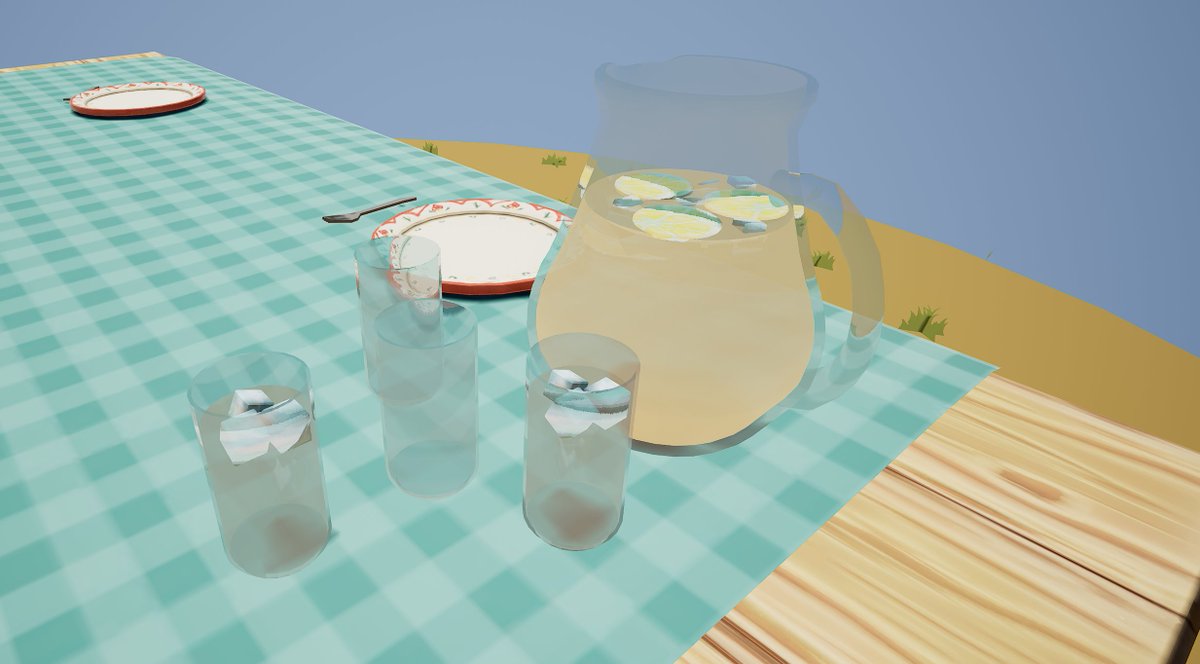 Michaela_AKC's tweet photo. Part of the picnic scene that I'm working on. Got the lemonade done! Still got a little bit to do, but excited to be getting closer to finishing it! #3dmodeling https://t.co/PC2J8OGrUX