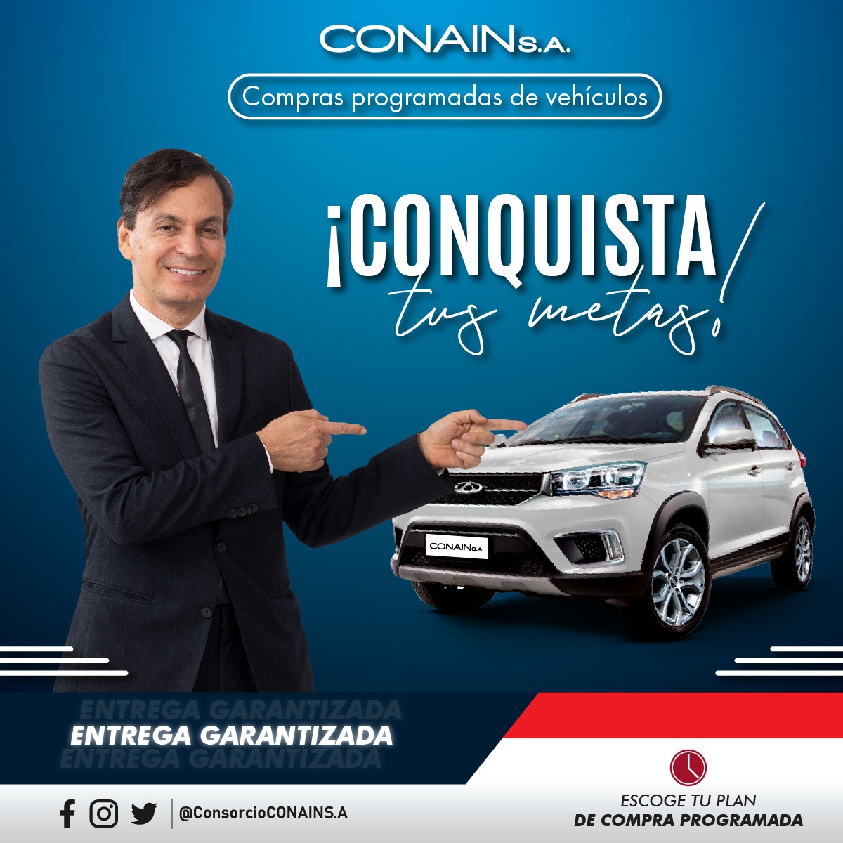 ConainSA's tweet photo. 😮 Sorpréndete de lo que puedes ahorrar al adquirir tu auto mediante nuestro Sistema de COMPRA PROGRAMADA. 🔖👨💻
😊 Planes que son pensados en ti en tu familia.
#CONAIN #ConquistaTusMetas
Programa el auto que necesites con nosotros.
👉https://t.co/SZCMV8fHm5 https://t.co/tPRWlXe16F