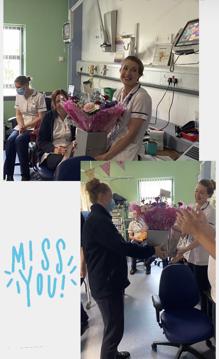 Today we said goodbye to @nat_w_1 and wished her luck in her new job. We’ve loved having her on our team and she’ll be missed by both staff and patients. She’ll be amazing in her new role and her new team are very lucky to have her 💙