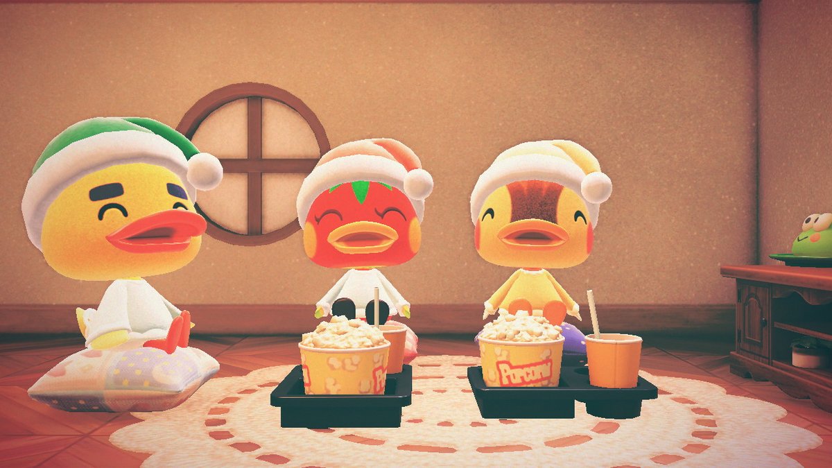 AileenBritanny's tweet photo. Hoy en la pillamada patitas peluditas todos fueron a dormir tempranito! #AnimalCrossing #ACNH #NintendoSwitch https://t.co/jBnsfQns5I