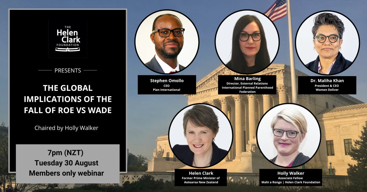 HelenClarkFound's tweet photo. We're pleased to announce our latest members-only exclusive webinar! Links to register for the webinar will be sent out to all members closer to the time. You can become a member here: https://t.co/H2MN0WIu5o https://t.co/RXHjc9OCQO