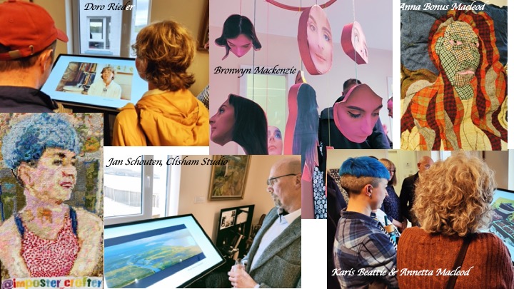 ghobhainn's tweet photo. 🎨#Lochs artist David Simpson & videographer Jan Schouten have captured contemporary & rare 'Women of Pairc'✊ voices in their mixed media exhibit 🎥 open now at #Ravenspoint: https://t.co/vXNMquFvct https://t.co/UKIFKzBISY