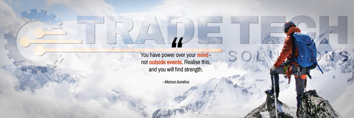 TradeTechLDN's tweet image. A bit of late #wednesdaywisdom for you all -

“You have power over your mind - not outside events. Realise this and you will find strength”
~ Marcus Aurelius ~
@lighthouseclub_ 

#InspirationalQuotes