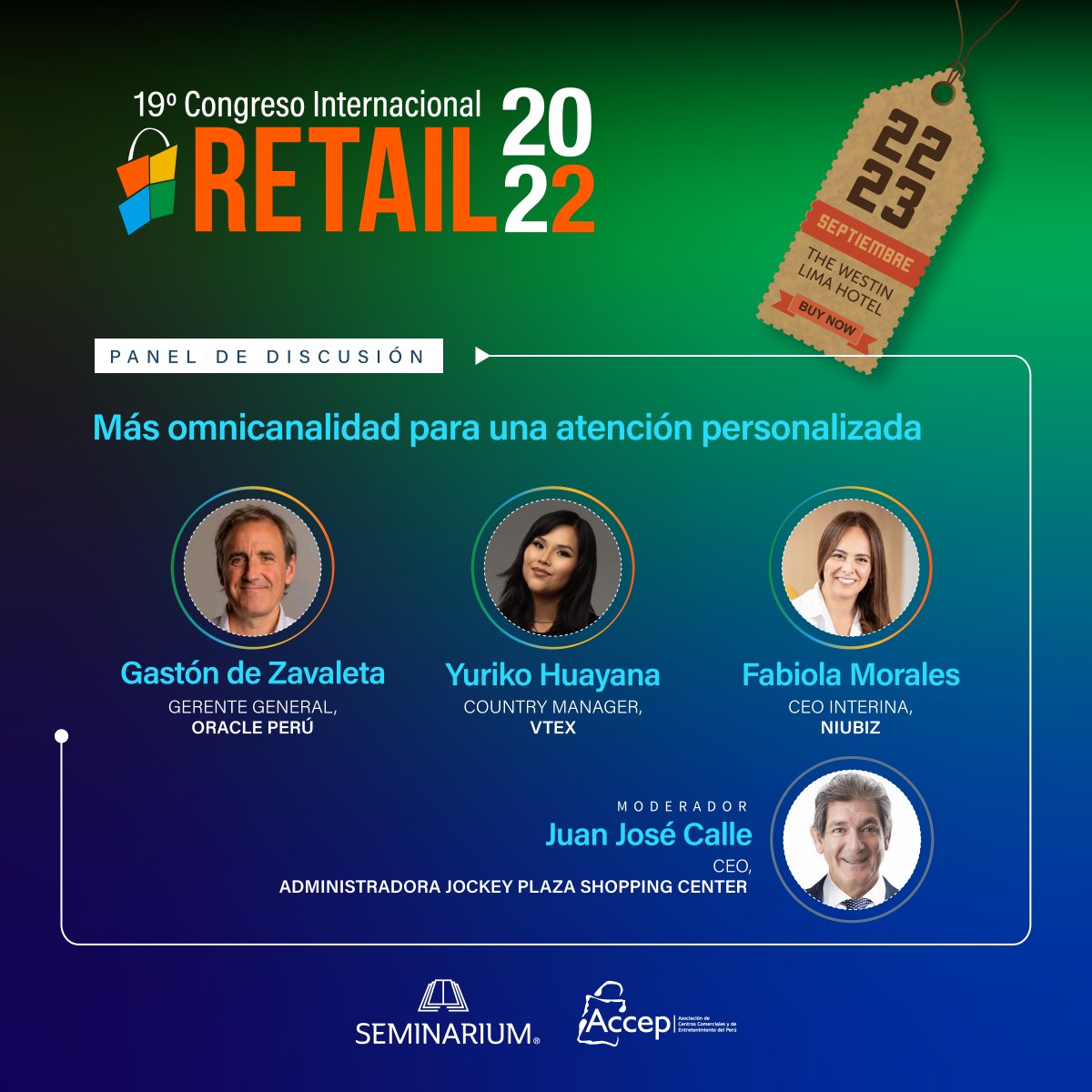 AmSmoothieWhat's tweet photo. 📍 #RETAIL2022 | En el panel "Más omnicanalidad para una atención personalizada", se conversará sobre las herramientas tecnológicas y las estrategias que juegan un rol importante en este proceso de transformación de la atención al cliente.

🗓️ Inscríbete https://t.co/omAGNJxBIE https://t.co/vQLyaGtOa8