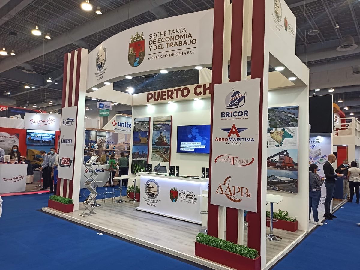 puerto_chiapas's tweet photo. Puerto Chiapas haciendo presencia en The Logistics World |Summit &amp; Expo 2022 en el centro Citibanamex, visítanos en nuestro stand! 

#PuertoChiapas
#thelogisticsworld 
#TLWSUMMITEXPO 
#summitandexpo 
#eventologístico 
#logística https://t.co/GDcMmo9iRs
