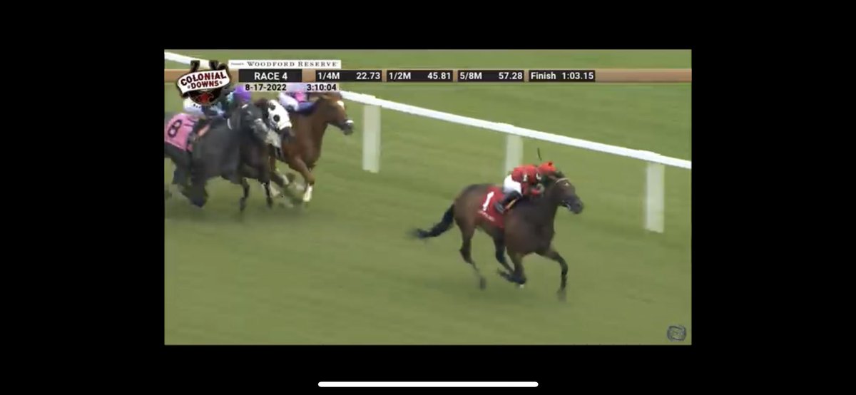 V_Thoroughbreds's tweet photo. Great 2 days of racing @ColonialRosies for @Stidhamracing and owner Darrs Inc. Our 2022 Winter Training grads Scanno and Kingpin both won impressively! https://t.co/efikmVgDJO
