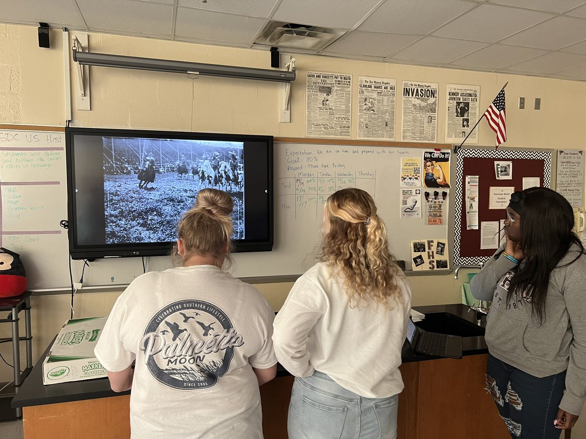MsBruceFulton's tweet photo. The kids loved leaning about the Wild West today! They did a great job with their gallery walk analyzing primary sources. https://t.co/TTJF6j7RZd